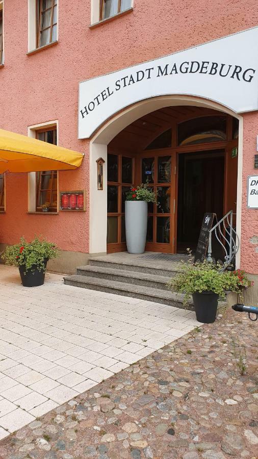 Hotel Stadt Magdeburg Perleberg Exterior foto